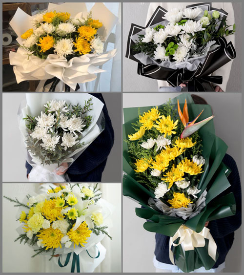 贵州黔南州惠水县摆金镇马道村白事花束代送